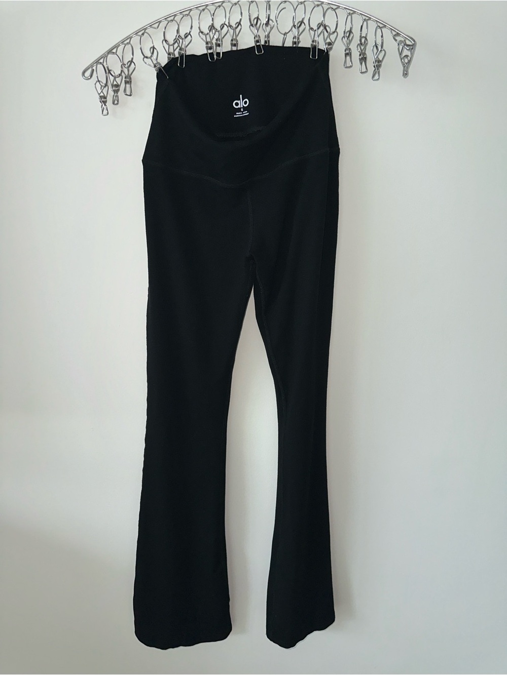 ALO Yoga Black High-Waist Flare Leggings